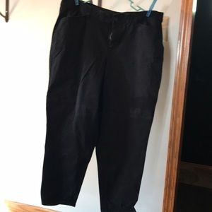 Lane Bryant size 20 black chino pants